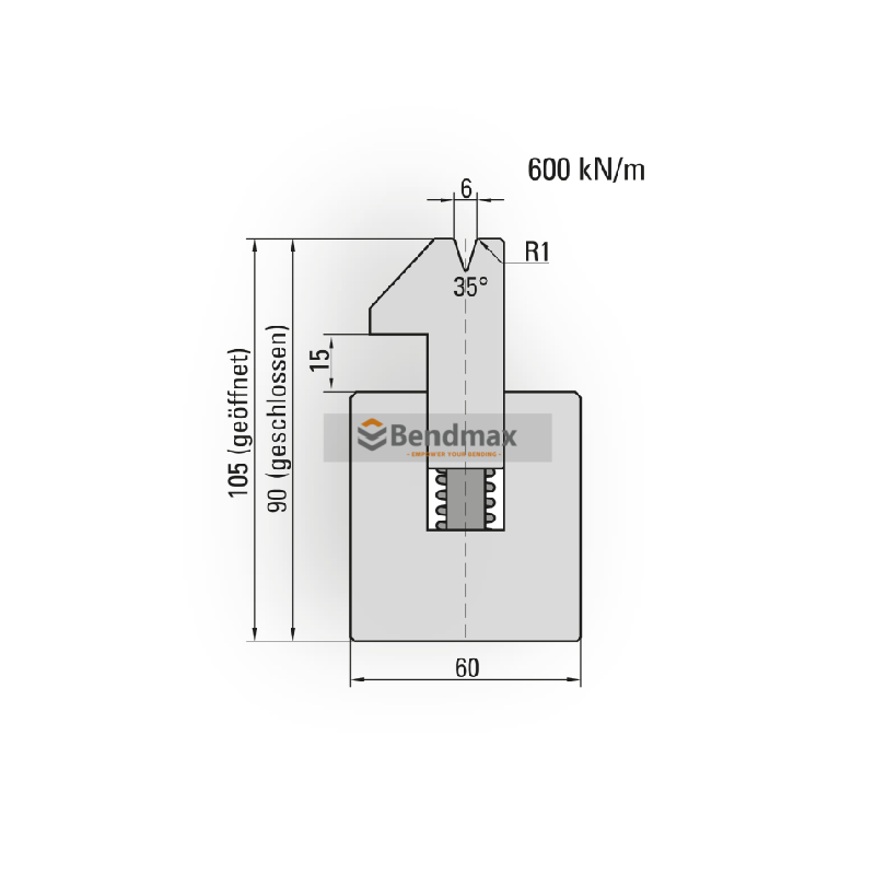 press brake tool- Hemming / Flattening Punch20264