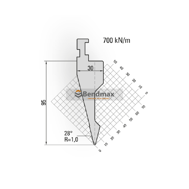 press brake tool-  LVD American bending Punch14030