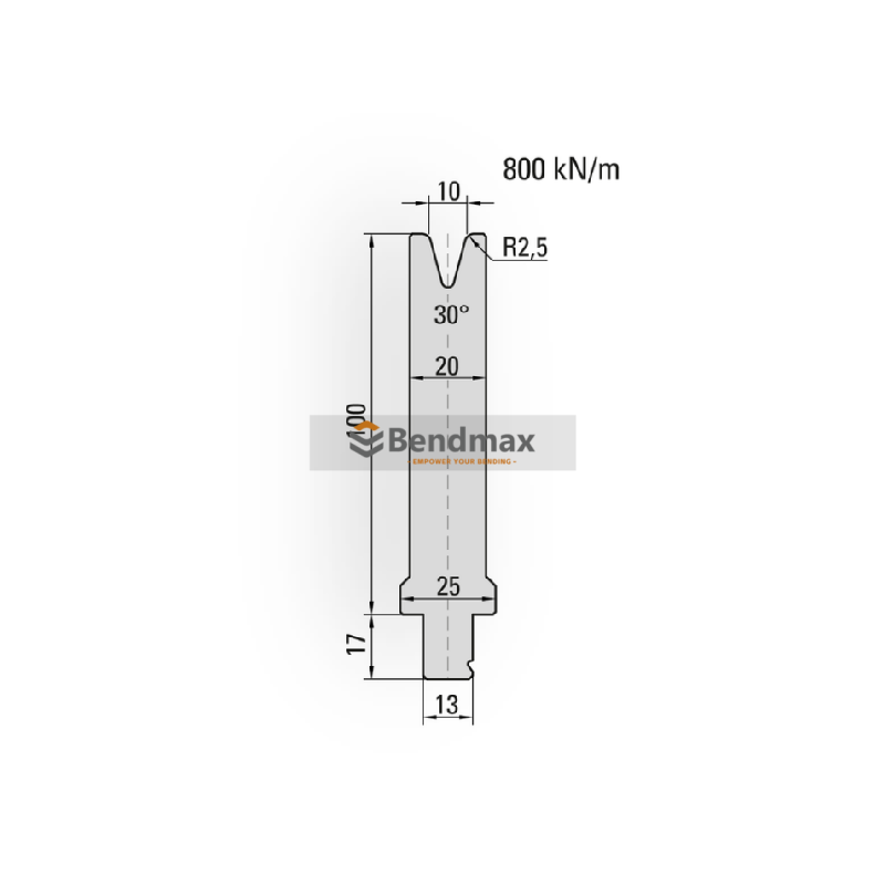 press brake tool- amada big single die 20362