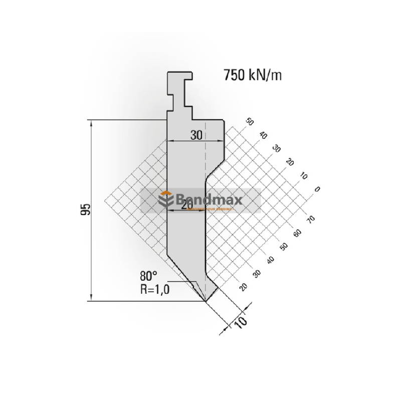 Wila-System Type II Standard Press Brake Punch
