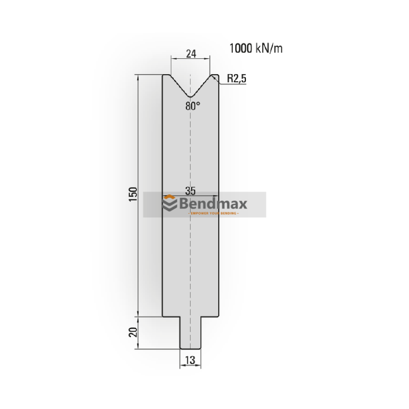 High-precision press brake tools for precision bending