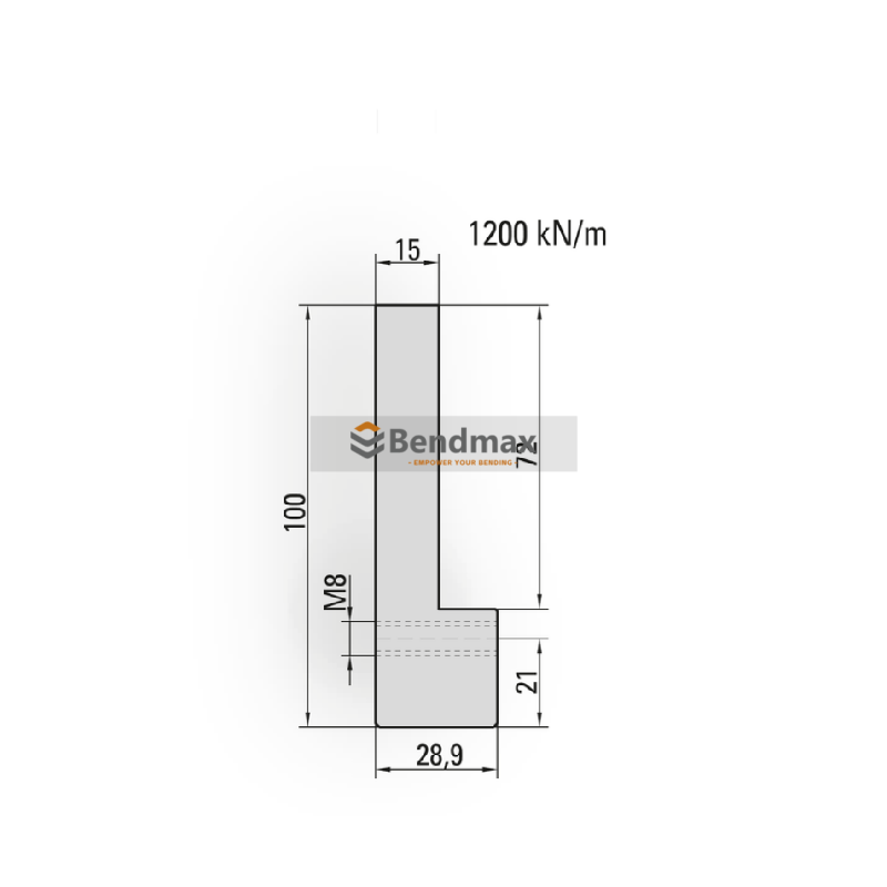 Screwable Flattening Die 60.120 Screwable Flattening Die 60.120
